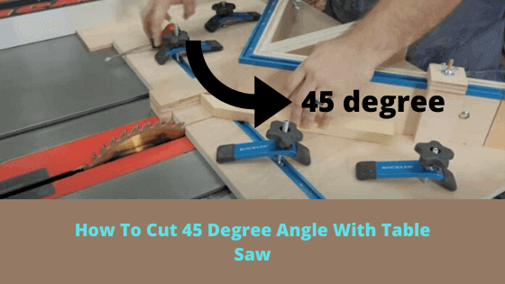 cut 45 degree